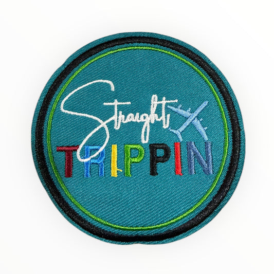 Straight trippin round patch
