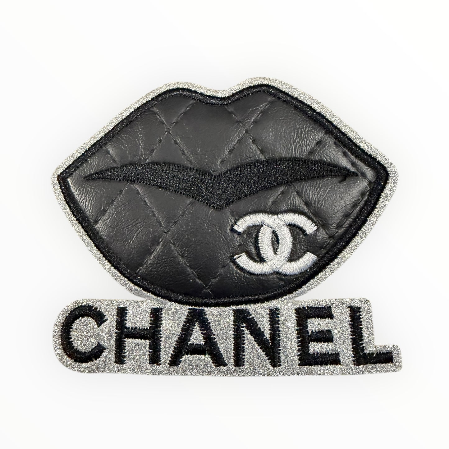 CC Quilted lips glam patch