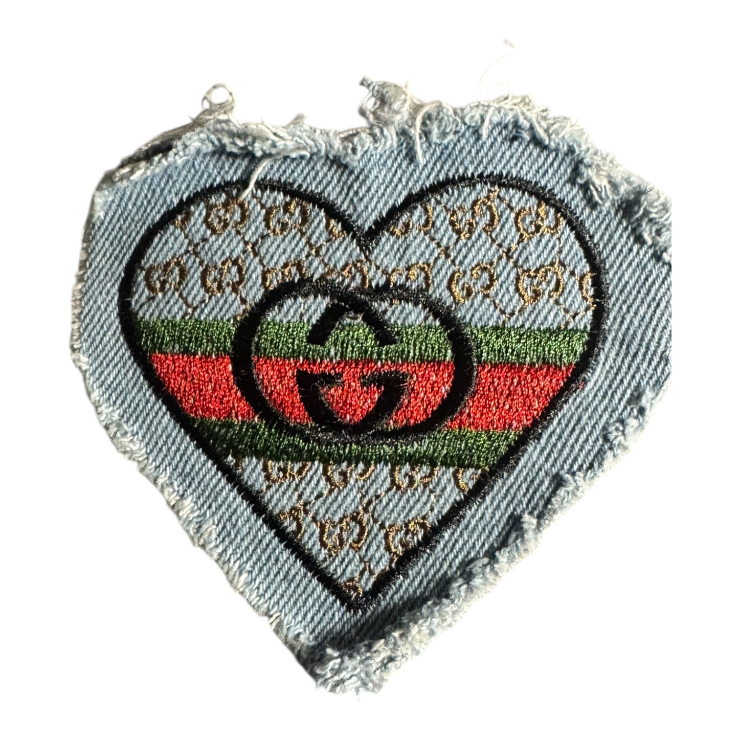 GG-INSPIRED RED CHENILLE WORD PATCH