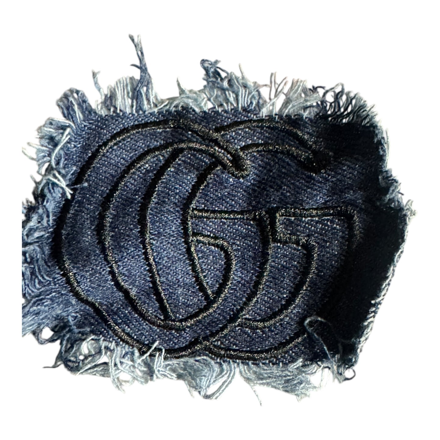 GG INSPIRED DISTRESSED DENIM