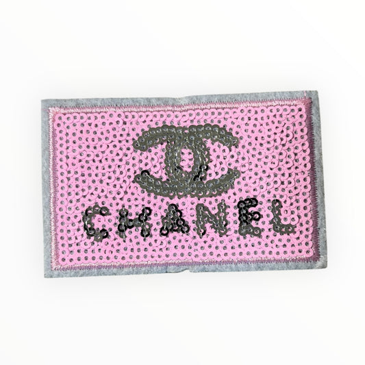 CC Pink square apllique