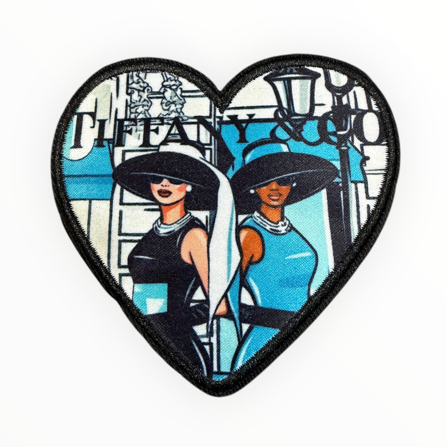 Fashion Tiffany tea time heart patch