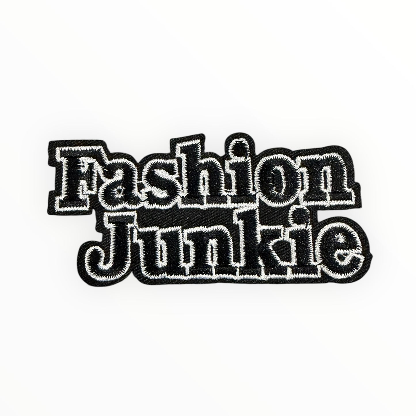 Fashion junkie word patch