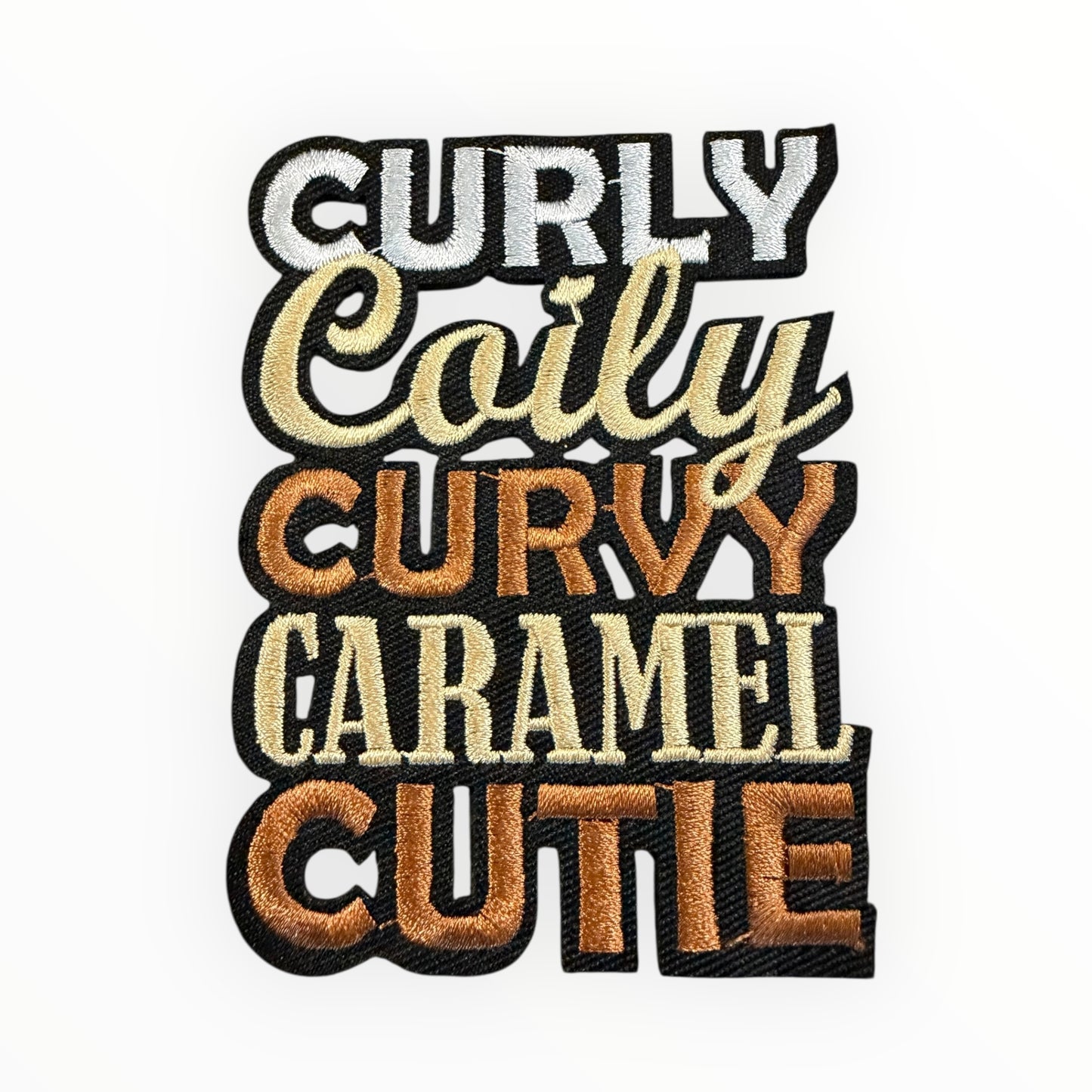 Curly coily curvy caramel cutie patch