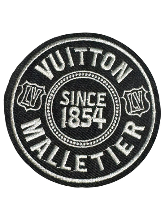 LV-INSPIRED BLACK/WHITE CIRCLE 1854