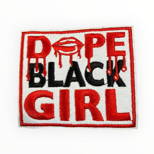 Dope black girl statement patch