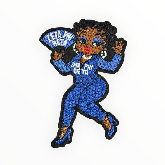 Zeta phi beta dancing diva patch