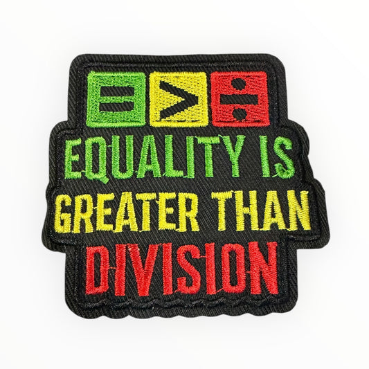 Equality is greater than division patch