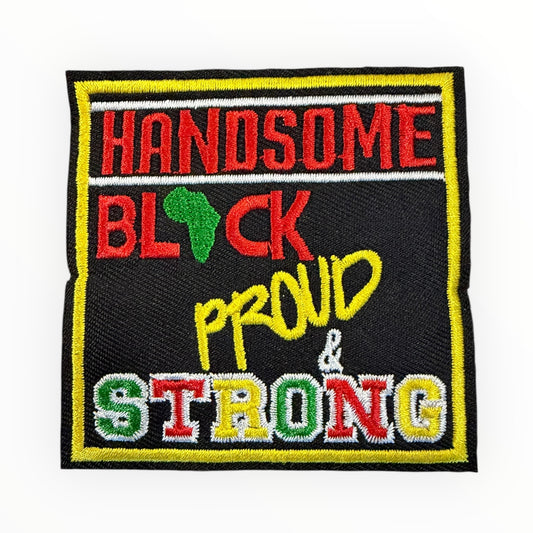 Handsome black proud and strong patch
