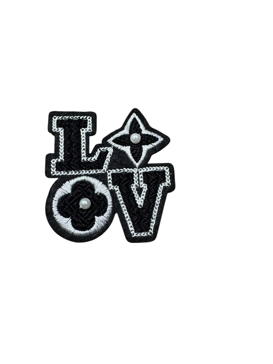 LV-INSPIRED BLK/WHITE LOVE