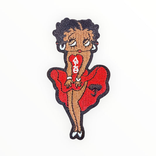 Delta sigma theta Betty Boop patch