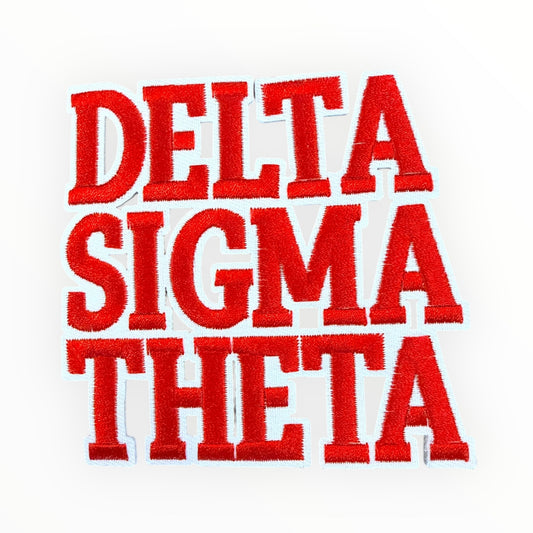 Delta sigma theta stacked patch