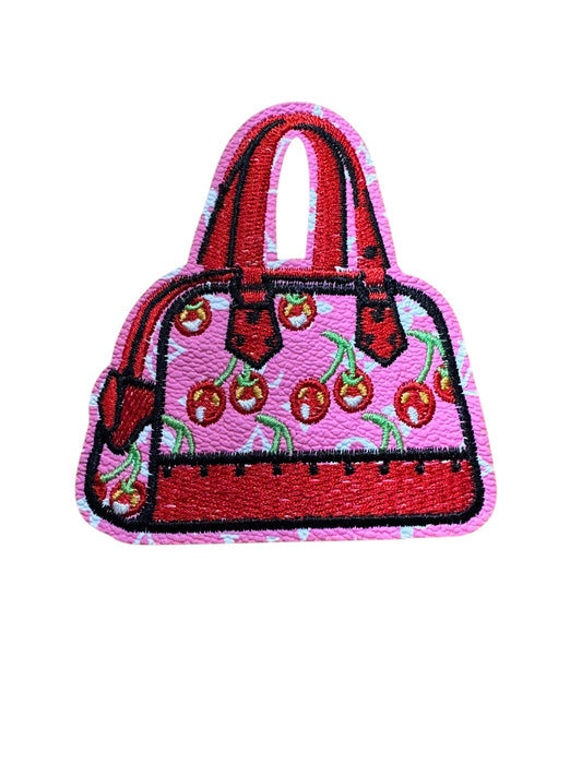 LV-INSPIRED RED/PINK CHERRY HAND BAG