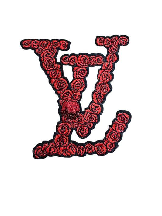 LV-INSPIRED RED ROSE LETTERS