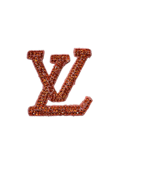 LV-INSPIRED ORANGE STONE PATCH