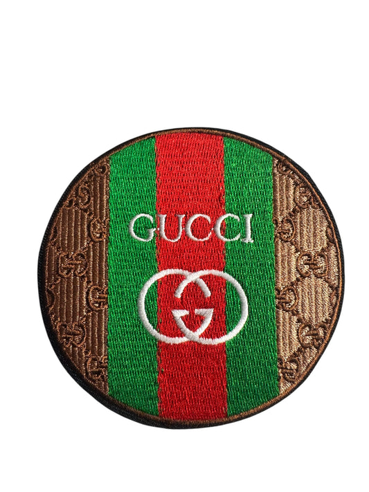 GG-INSPIRED LOGO CIRCLE W/RED/GREEN STRIPES