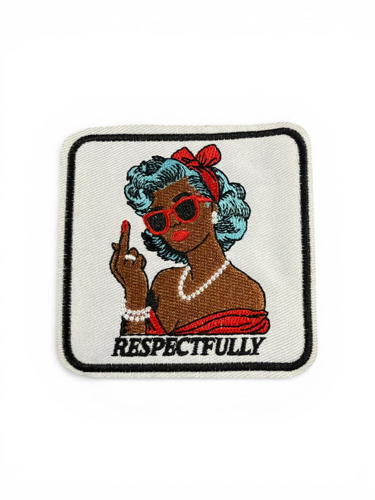 Respecfully (middle finger)
