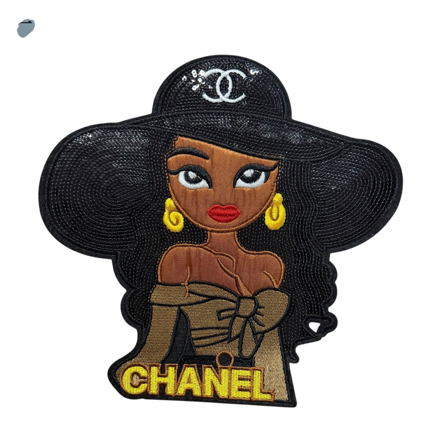 Classic CC fashion girl inspired patch