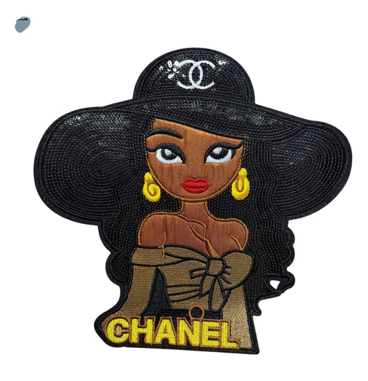 Classic CC fashion girl inspired patch