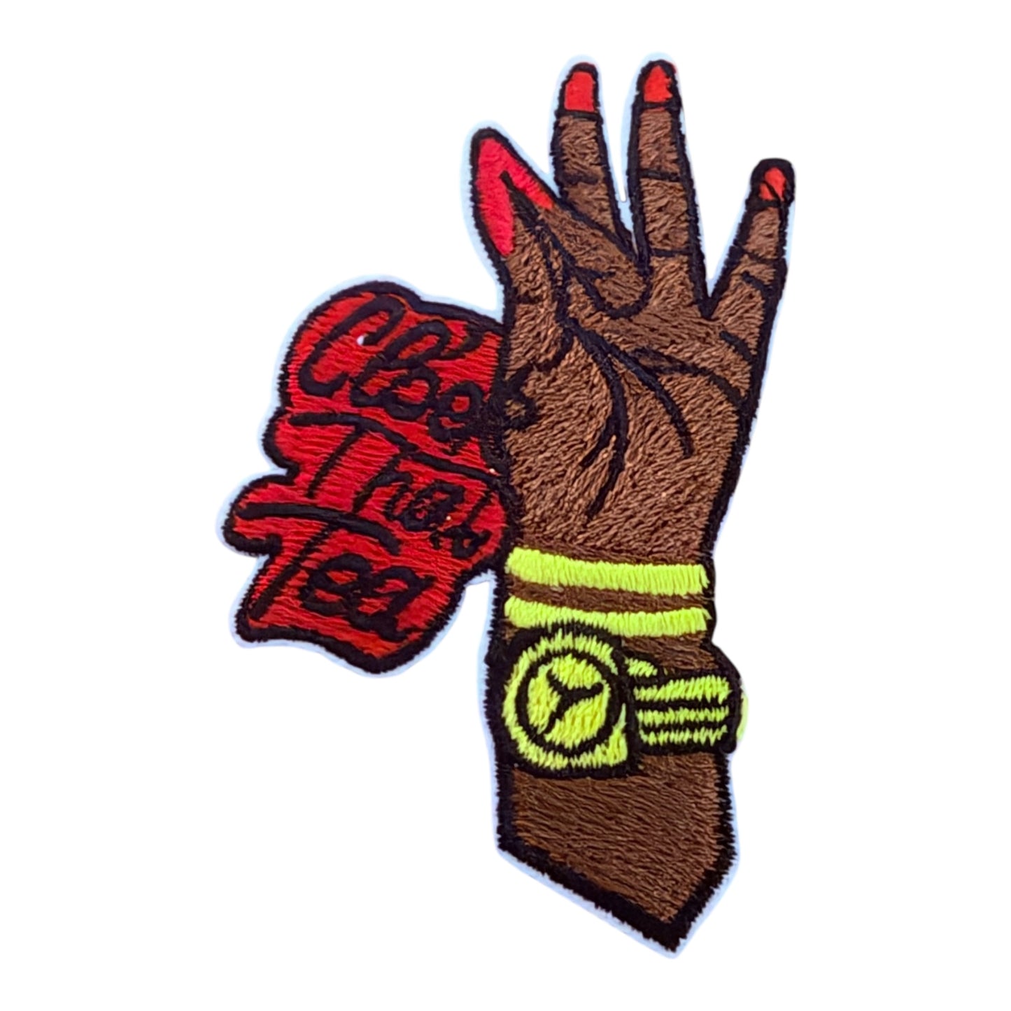 Clock That Tea – Red Nails small