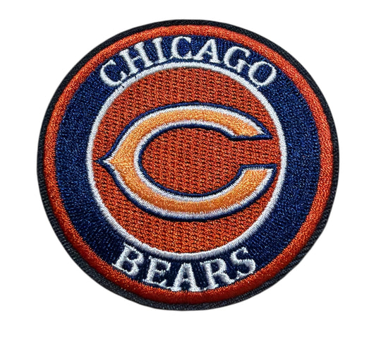 Chicago Bears Circle Iron-On Patch