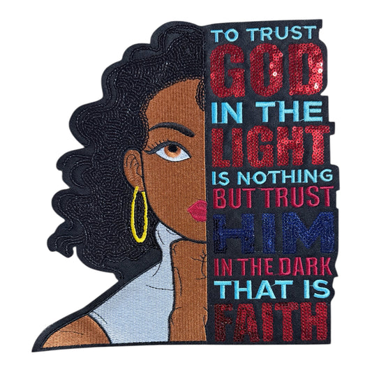 Trust God in the dark patch (Large)