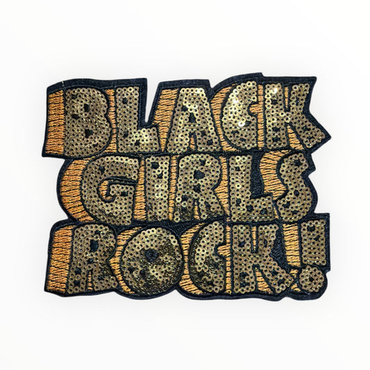 Black Girls Rock! Sequin MEDIUM SIZE Patch