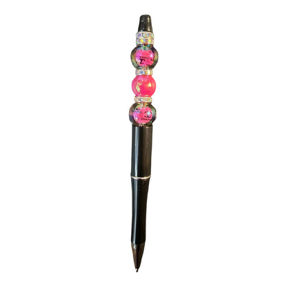 Handmade Beaded Pens – Silicone, Resin & 3D Printed Bead Designs