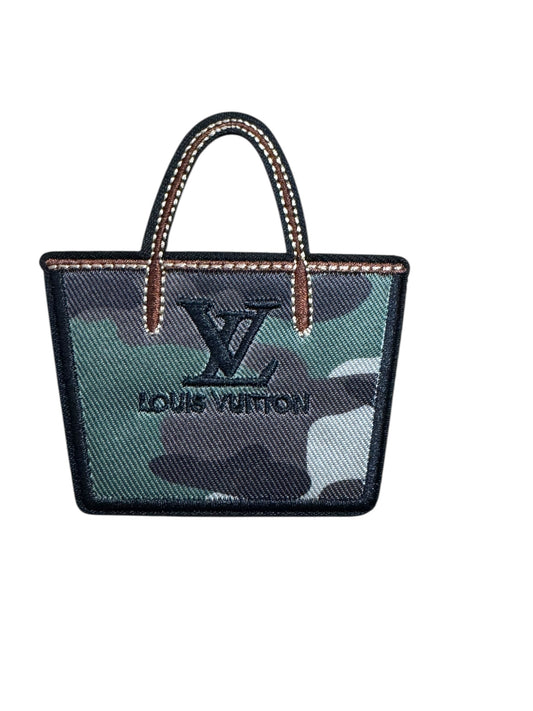 LV-INSPIRED CAMO HANDBAG PLAIN