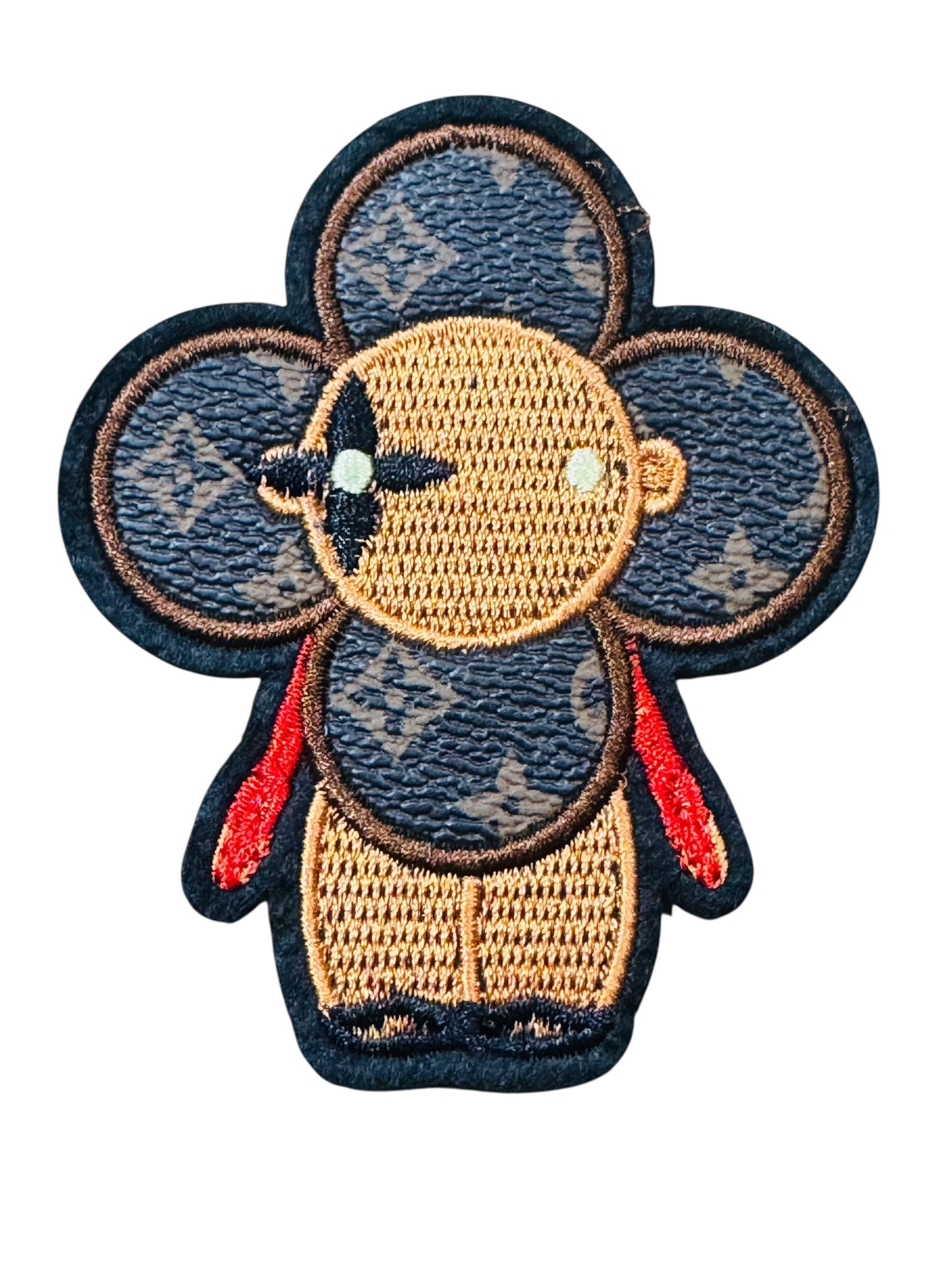 LV-INSPIRED BROWN FAUX LEATHER VIVI