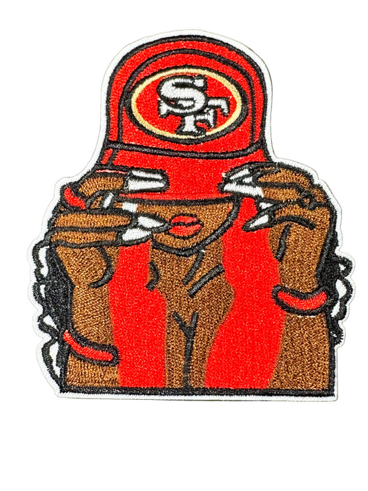 49ers Faithful Baddie Iron-On Patch